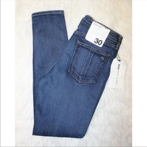 Rag & Bone High Rise Skinny Jeans Shirley Sz 30